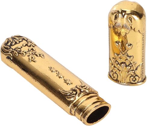 Needles Storage Tube, Vintage Fashionable Needle Case for Buttons (Gold) in Saudi Arabia