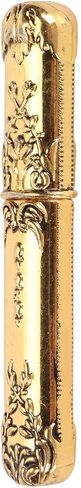 Needles Storage Tube, Vintage Fashionable Needle Case for Buttons (Gold) in Saudi Arabia