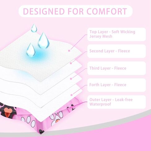 3 Pack Pet Soft Female Dog Diapers Washable Dog Diapers Female Reusable Dog Period Panties Puppy Diapers Female for Dog in Heat (Pink-XL) in Saudi Arabia