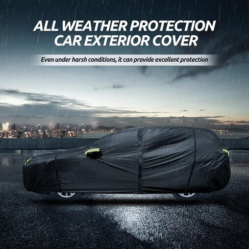 Migaven 6 Layers Car Cover Custom Fit for Toyota Tacoma 2005-2024, Waterproof Full Exterior Cover Rain Sun Protection with Door Zipper in Saudi Arabia