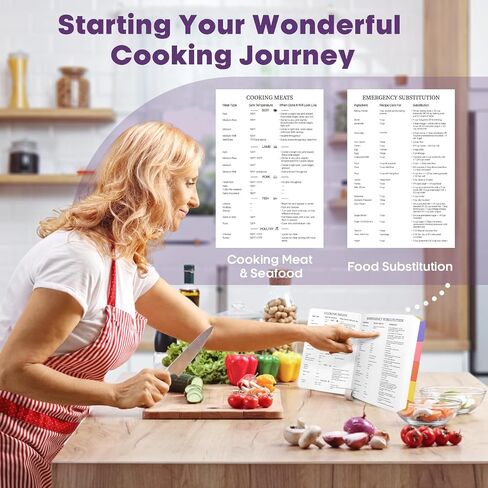 WEMATE Recipe Book to Write in Your Own Recipes, Hardcover Blank Recipe Books, 75 Recipes for Family to Organize Your Recipes, Cooking Gifts,6" x 8", Purple in Saudi Arabia