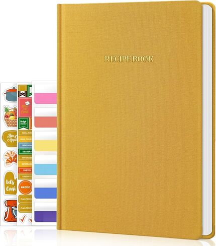 WEMATE Recipe Book to Write in Your Own Recipes, Hardcover Blank Recipe Books, 75 Recipes for Family to Organize Your Recipes, Cooking Gifts,6" x 8", Purple in Kuwait