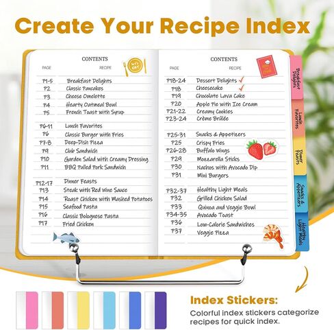 WEMATE Recipe Book to Write in Your Own Recipes, Hardcover Blank Recipe Books, 75 Recipes for Family to Organize Your Recipes, Cooking Gifts,6" x 8", Purple in Kuwait