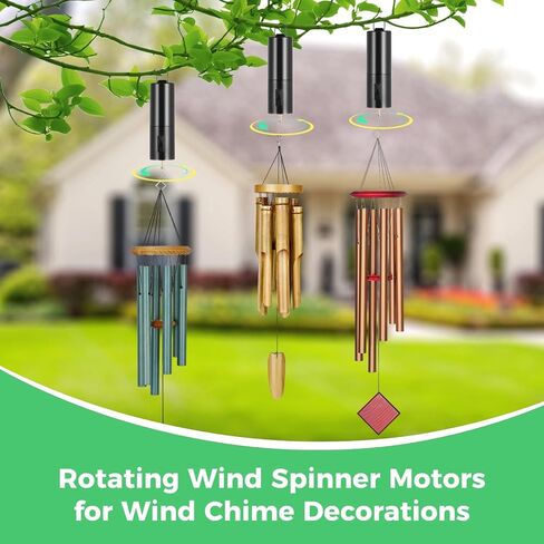 2 PCS Hanging Ornament Spinner Motors, Battery Operated Wind Spinners Motor, Disco Ball Motors, Rotating Motors for Outdoor Sculptures-Medium Speed in Saudi Arabia
