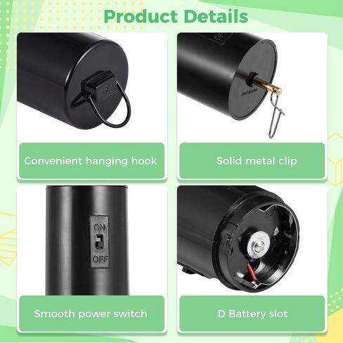 2 PCS Hanging Ornament Spinner Motors, Battery Operated Wind Spinners Motor, Disco Ball Motors, Rotating Motors for Outdoor Sculptures-Medium Speed in Saudi Arabia