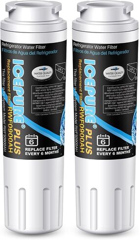 ICEPURE PLUS NSF53 Certified UKF8001 Refrigerator Water Filter, Compatible with Maytag UKF8001, UKF8001AXX, UKF8001P, Whirlpool 4396395, 469006, EDR4RXD1, EveryDrop Filter 4, Puriclean II, 4 Pack in Saudi Arabia