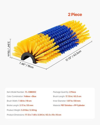 VEVOR Livestock Scratching Brush, 6 Pcs Horse Brush with 12 Screws, 17.1 x 7.5 in Cow Scratcher, for Back Itch Relief & Keep Cleaning, Grooming & Scratching Post for Horse, Pig, Cattle Supplies in Saudi Arabia