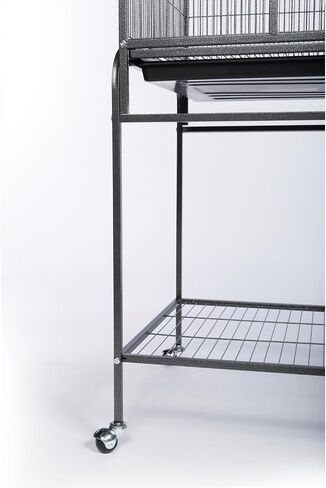 Prevue Pet Products Wrought Iron Flight Cage with Stand, Black Hammertone in Saudi Arabia