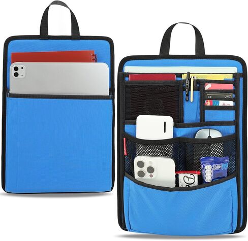Rugged Silm Backpack Organizer Insert for Laptop A4 Binder Paperwork Document Textbook for Casual Business (Denim Blue) in Kuwait