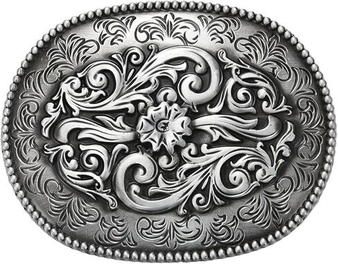 Western Floral Belt Buckle for Women│Texas Cowgirl Christmas Halloween Rodeo Men Belt Buckles Gifts in Saudi Arabia