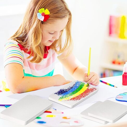 100 Sheets Watercolor Paper Bulk, 140lb/300g Cold Press Thick Water Color Paper Pad Drawing Gift Cards White Art Paper (4 x 4)(5 x 7) in Saudi Arabia