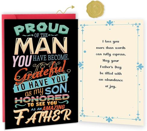 Funny Fathers Day Card Gifts for Dad, Unique Fathers Day Card Gifts from Daughter Son, Best Gift for Dad Who Wants Nothing in Saudi Arabia
