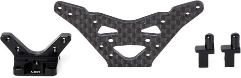 LCX Racing RC Car CNC Machined Carbon Fibre Front Rear Shock Tower Shock Mount for 1/18 LOSI Mini-T 2.0, Upgrades Parts Accessories (Front Shock Tower) in Kuwait