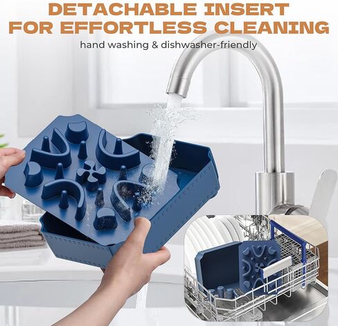 وعاء الكلب البطيء البطيء ، وعاء الكلب 2-في 1 مع اللغز المتاهة المضاد للالتزام ، و 2-6 أكواب طعام للحيوانات الأليفة للسلالات الصغيرة والمتوسطة ، وتغذية الحيوانات الأليفة التفاعلية لإبطاء الأكل ، وتقليل الأزرق الملل in Kuwait