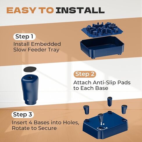 وعاء الكلب البطيء البطيء ، وعاء الكلب 2-في 1 مع اللغز المتاهة المضاد للالتزام ، و 2-6 أكواب طعام للحيوانات الأليفة للسلالات الصغيرة والمتوسطة ، وتغذية الحيوانات الأليفة التفاعلية لإبطاء الأكل ، وتقليل الأزرق الملل in Kuwait