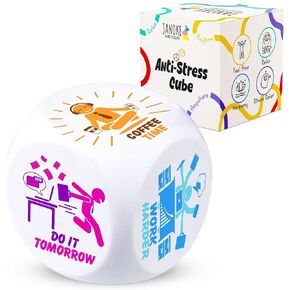 Stress Balls for Adults - Stress Cubes - Anxiety Relief Items for Women Men - Stress Relief Gifts for Women – Squishy Fidget Toys - Adult Fidget Toys