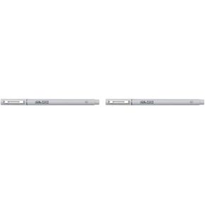 Winsor & Newton Fineliner Fine Point Pen ، طرف 0.1 مم ، رمادي بارد (حزمة 2)