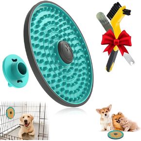 Lick Mat for Dogs, Dog Crate Lick Pads Slow Feeder, Lick Pad Crate Training Toy Crate Lick Plate,Very Suitable Peanut Butter, Treats Yogurt, Bolognese, for Boredom Relief Licking Pad