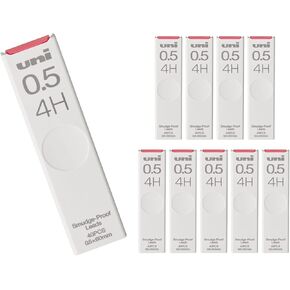 Mitsubishi Pencil uni uni الرصاص ميكانيكي قلم رصاص ، 0.5 HB ، 3 قطع ، ULS05403PHB أسود