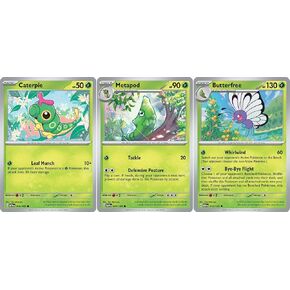 Butterfree 012/165 - Pokemon 151 - Evolution 3 Card Lot