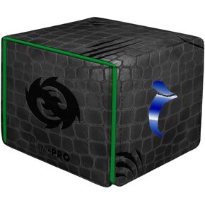 Ultra Pro - Tarkir Dragonstorm Teval, Arbiter of Virtue Premium Alcove Edge Deck Box for Magic: The Gathering | Premium Deck Box Dragon Scale Design Magnetic Closure Card Storage MTG Accessories