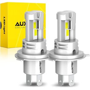 AUXITO H4 HB2 9003 Fog Bulbs, 900% Brighter, 6500K Cool White, Plug and Play, Canbus Ready, 50,000+ Hour Lifespan, 1:1 Beam Design, Pack of 2