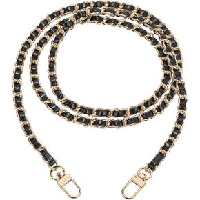 Purse Chain Strap, 47" Purse Straps Chain Replacement, Crossbody Bag, Shoulder Bag and Handbag Strap, DIY Purse Chain