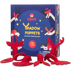 Animal Shadow Puppets by Kipod- Creative Hand Shadow Play Kit for Kids- STEM Educational Toy- Encourages Imaginative Storytelling & Puppet Theater Playset- Fun Gift for Boys & Girls Ages 5+