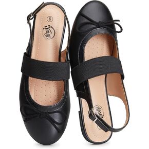 Trary Mary Jane Ballet Flats, Black Flats for Women, Ankle Strap Dressy Comfortable Flats in Saudi Arabia