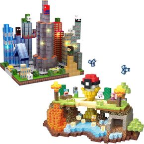 350pcs مجموعة ألعاب بناء الكتل المغناطيسية ، 200 ٪+150pcs