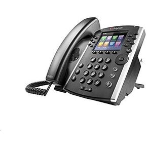 Polycom 2200-46162-025 VVX 410 12-Line IP Phone Gigabit POE (لم يتم تضمين إمدادات الطاقة) (متجددة)