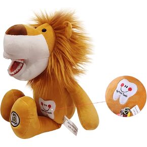 Tooth Fairy Plush, Oral Health Presentation Doll Puppet Little Lion Tooth Fairy Dental Educational Plush Small Size Doll with Teeth for Kids Chidren Boys Girls