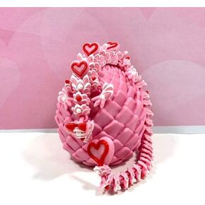 Dragon Dragon المطبوع ثلاثي الأبعاد ، Dragon Heart Dragon في Egg Dragon Egg ، 12.75 بوصة ، لعبة ADHD ADHD ADHD ، Toy Office Decor Executive Toy - D091 -PE