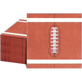 100 PCS Football Napkins Discipable Football Party Decorations Football Cocktail Football Football Football Form