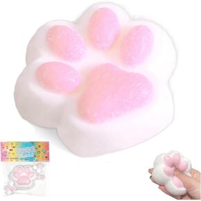 ألعاب Silicone Silicee Big المصنوعة يدويًا ، Cat Paw Taba Squishy ، Fufu Cat Paw Sensory Toys لتخفيف الإجهاد