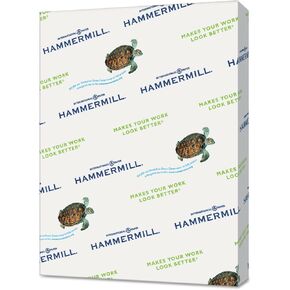 Hammermill 168030 ورقة ملونة معاد تدويرها ، 20 رطل ، 8-1/2 × 11 ، كريم ، 500 ورقة/ream