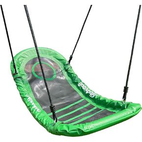أرجوحة شجرة القوارب Flymax ، 53 "× 25" صحن منصة خارجية ، (إطار مسترجع غير مدرج)