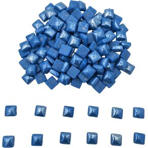 0.59 inch Square Glass Mosaic Tiles,1.1 LB /150 PCS Loose Mosaic Glass Pieces Stone Tiles for Art Crafts and Home Garden Decoration (Pearl Sky Blue) in Kuwait