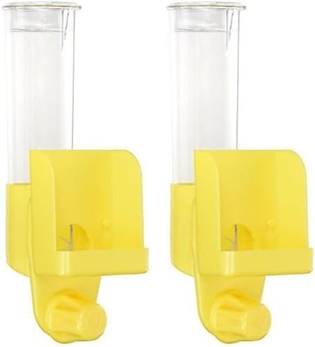 JW Pet Company Clean Seed Silo Bird Feeder Bird Accessory, Regular (Colors Vary) (Pack of 2) in Saudi Arabia