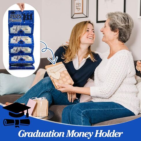 Class of 2025 Surprise Money Envelopes For Cash Gifts, Graduation Money Gift Ideas For Men Women Girl Boy Daughter Son, College Middle High School Graduation Gifts (Blue) in Kuwait