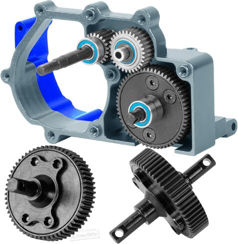 RC Upgrades Part for 1/10 Slash/Rustler/Stampede/Bandit 2WD VXL,48P 76T 83T 86T 90T Spur Gear &Transmission Gear &Slipper Clutch &Pressure Plate &Slipper Rebuild Kit,Red in Kuwait