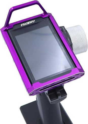 4PCS Transmitter Protector Frame/Control Base Protector Frame/Transmitter Steering Wheel/Transmitter Steering Wheel Trigger for Flysky Noble NB4 Remote Control Upgrade Parts （Purple） in Saudi Arabia