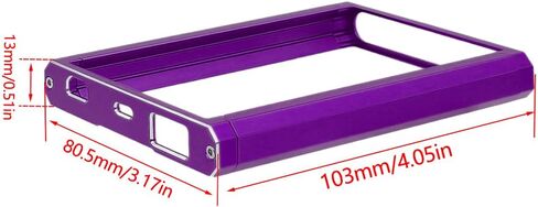 4PCS Transmitter Protector Frame/Control Base Protector Frame/Transmitter Steering Wheel/Transmitter Steering Wheel Trigger for Flysky Noble NB4 Remote Control Upgrade Parts （Purple） in Saudi Arabia