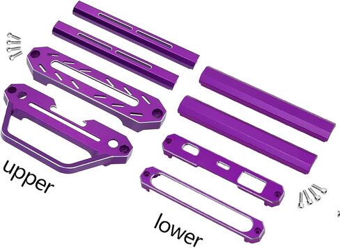 4PCS Transmitter Protector Frame/Control Base Protector Frame/Transmitter Steering Wheel/Transmitter Steering Wheel Trigger for Flysky Noble NB4 Remote Control Upgrade Parts （Purple） in Saudi Arabia