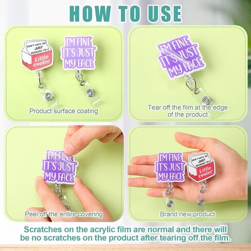Geyoga 18 Pcs Funny Nurse Badge Reel Cute Retractable Nurse Badge Reel Holder ID Clips for Doctor Student Men Women Office Nurses Lanyard Supplies Accessories Bulk Gifts(Funny Style) in Saudi Arabia