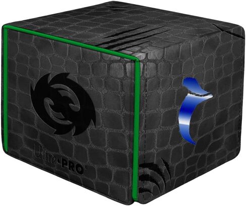 Ultra Pro - Tarkir Dragonstorm Teval, Arbiter of Virtue Premium Alcove Edge Deck Box for Magic: The Gathering | Premium Deck Box Dragon Scale Design Magnetic Closure Card Storage MTG Accessories in Kuwait