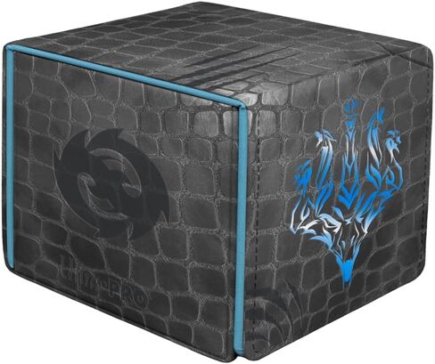 Ultra Pro - Tarkir Dragonstorm Teval, Arbiter of Virtue Premium Alcove Edge Deck Box for Magic: The Gathering | Premium Deck Box Dragon Scale Design Magnetic Closure Card Storage MTG Accessories in Kuwait