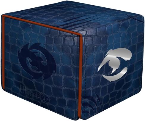 Ultra Pro - Tarkir Dragonstorm Teval, Arbiter of Virtue Premium Alcove Edge Deck Box for Magic: The Gathering | Premium Deck Box Dragon Scale Design Magnetic Closure Card Storage MTG Accessories in Kuwait