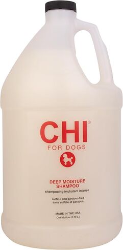 CHI for Dogs Deep Moisture Shampoo, Professional Quality Dog Grooming Formulas, Gallon (128 fl oz) Size in Saudi Arabia