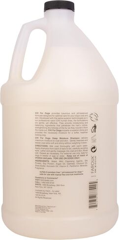 CHI for Dogs Deep Moisture Shampoo, Professional Quality Dog Grooming Formulas, Gallon (128 fl oz) Size in Saudi Arabia